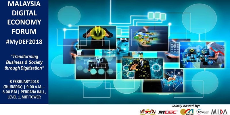 Malaysia Digital Economy Forum (MyDEF2018) is here!