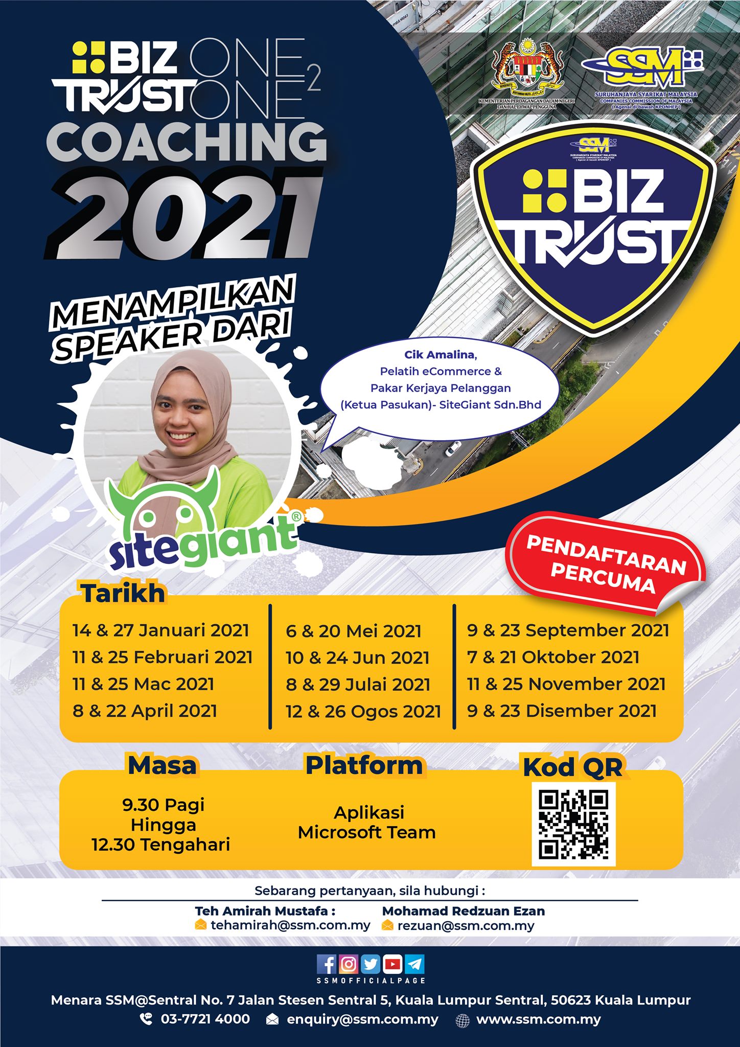 SSM Biztrust One to One Coaching